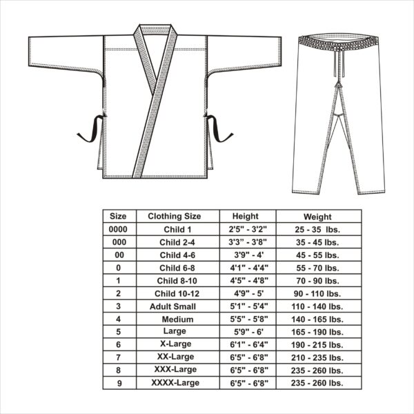 Karate Uniform Canvas 10 oz - Image 3