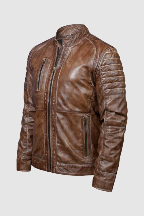 Wax Leather Jacket Article # AW-LJ-07