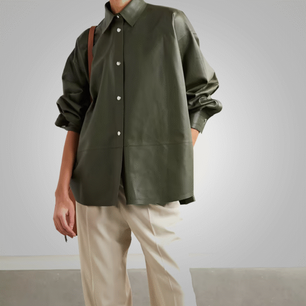 Leather Shirt Article # AW-LSH-19 - Image 2