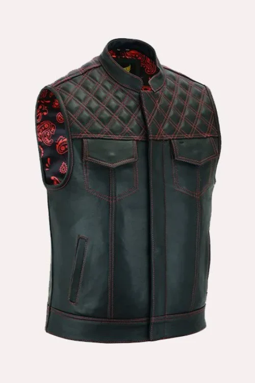 Leather Vest Article # AW-LV-01