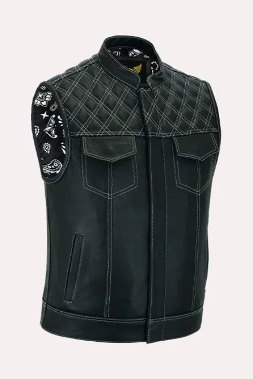Leather Vest Article # AW-LV-13