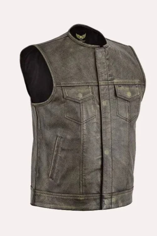 Leather Vest Article # AW-LV-10