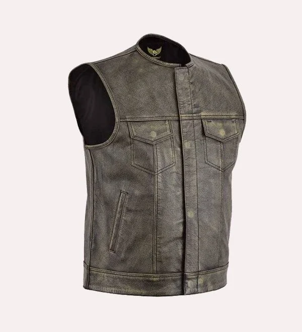 Leather Vest Article # AW-LV-10