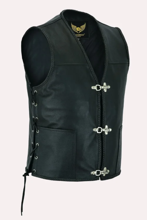 Leather Vest Article # AW-LV-12