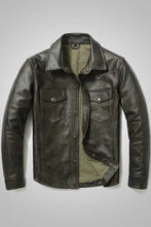 Leather Shirt Article # AW-LSH-04