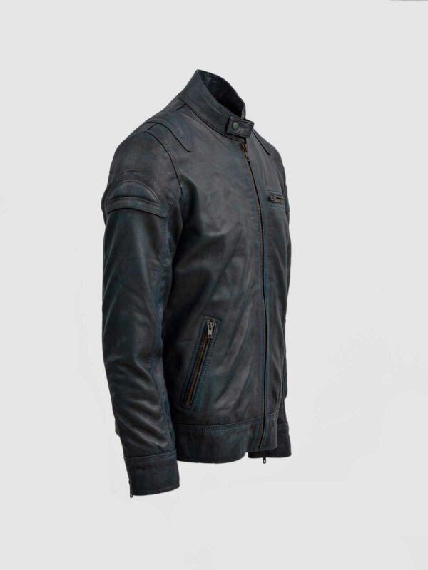 Wax Leather Jacket Article # AW-LJ-06 - Image 2