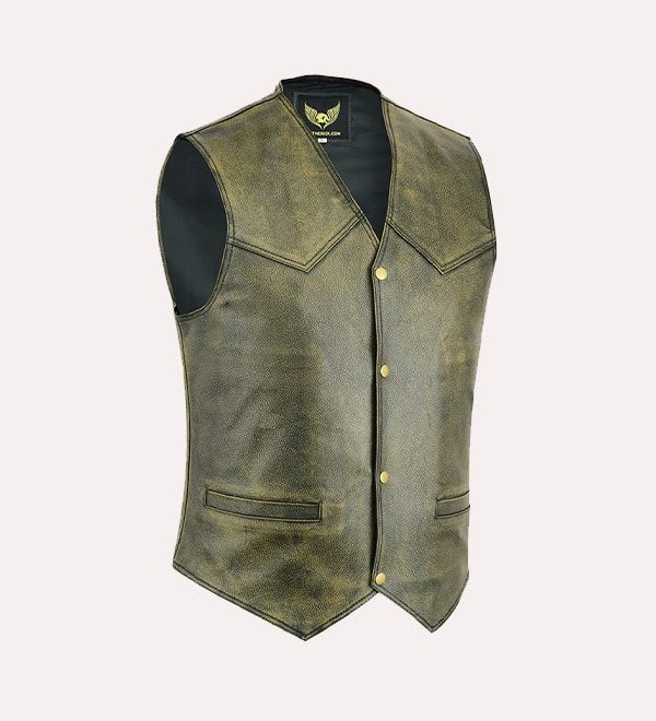Leather Vest Article # AW-LV-03