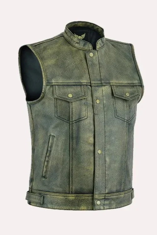 Leather Vest Article # AW-LV-04