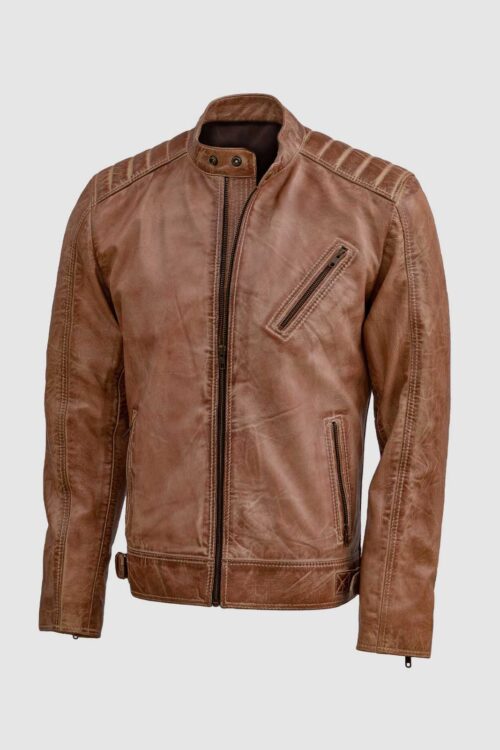 Wax Leather Jacket Article # AW-LJ-04