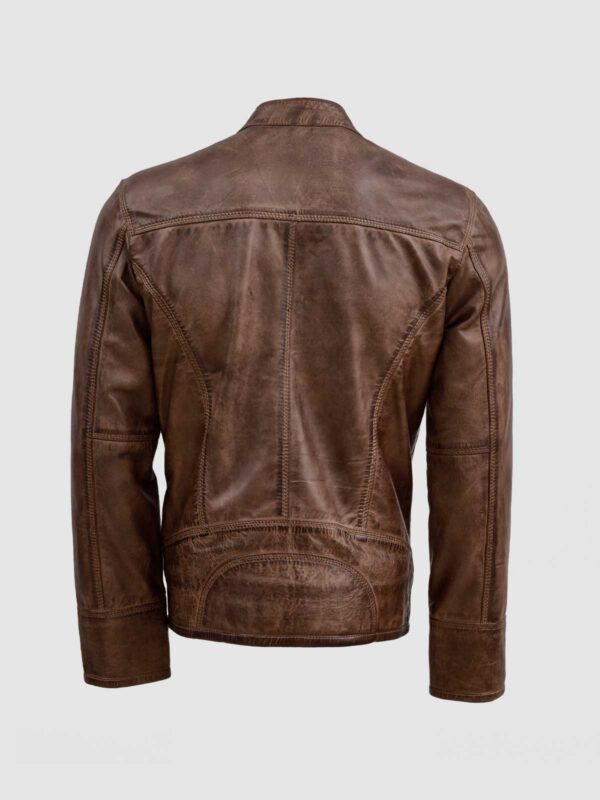 Wax Leather Jacket Article # AW-LJ-03 - Image 3
